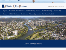 Tablet Screenshot of actionforolderpersons.org